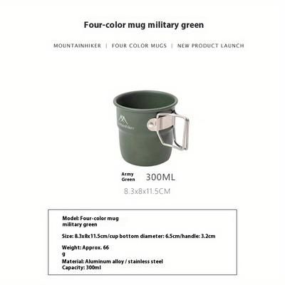 TEMU Mountainhiker Camping Cup Aluminum Travel Utensils Picnic Gear Outdoor Equipment Cooking Set For Hiking