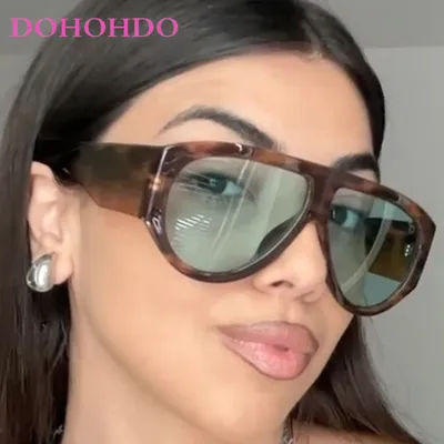 Luxury Designer Oversized Pilot Sunglasses Women Fashion Vintage Sunglasses Men Travel Goggles Female Eyewear UV400 Gafas De Sol