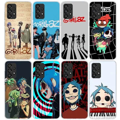 Gorillaz Anime Phone Case for Samsung Galaxy A16 A26 A36 A56 A15 A25 A35 A55 A14 A24 A34 A54 A13 A23 A33 A53 A05S A04S
