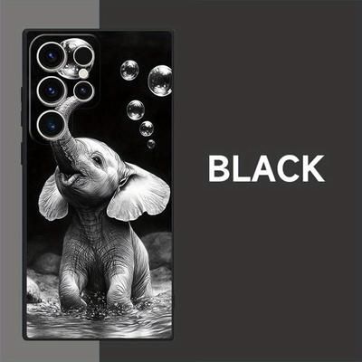TEMU Case For Galaxy S24 Plus S23 S22 S20 5g S21 Fe Back Soft Shell Phone Cover Animal Elephant
