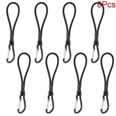 TEMU 8/4pcs Bungee Cord With Hook, Canopy Tent Ties, Durable Alloy Stretch Heavy Duty Outdoor Short Bungee Cords For Tents, Wire Racks