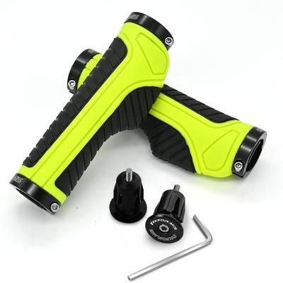 TEMU A Single Lock On Of A Bicycle, Designed For Bmx, Mtb, Scooters, And Folding Bikes, Featuring A Soft, And Comfortable Friction Grip.