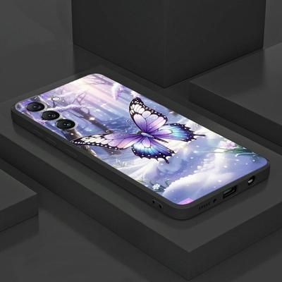 TEMU Phone Case S25 S24 Ultra S23 Plus S22 S21 S20 Fe Silicone Protective High- Shockproof Cover In The Snow