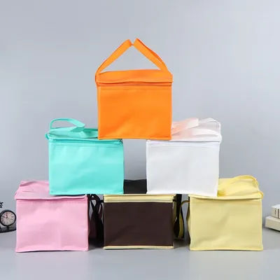 Thickened Aluminum Foil Insulated Food Bag Large Capacity Portable Cooler Tote for Cake Picnic Outdoor Camping Picnic Bags