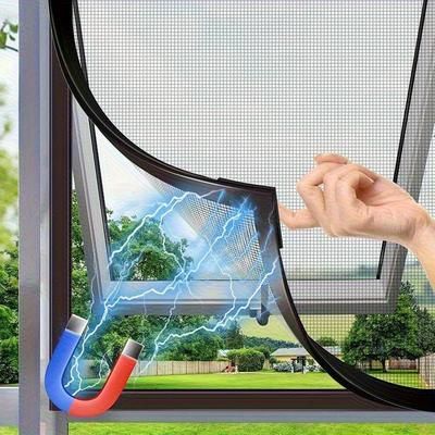 TEMU 1 Set Of Magnetic Anti-mosquito Window Screen, Suitable For Windows []