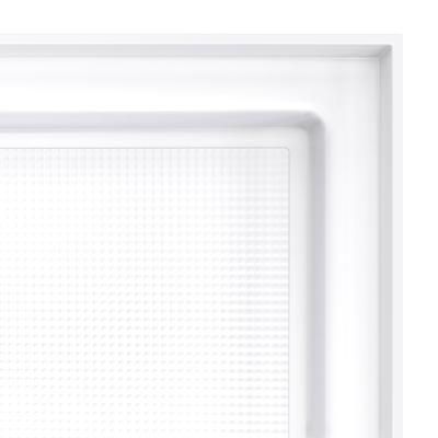 Dreamline DreamLine DreamStone 42 inch D x 60 inch W x 4 inch H Center Drain Single Threshold Shower Base in White B1DS6042XXC0001
