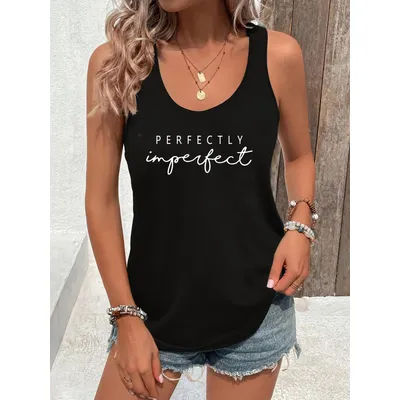 Femmes Sexy hauts t-shirt noir sans manches gilet ample Style de vacances haut hawaïen été blanc