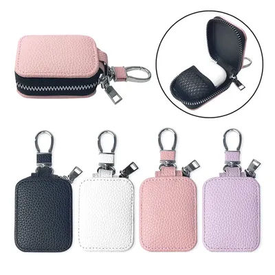 For AirPods Pro3 Leather zipper bag AirPods 4/Pro/Pro2 Universal zipper bag 2.6 inches long ×2 inches wide ×0.9 inches high
