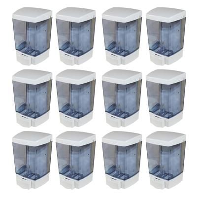 Genuine Joe Liquid Soap Dispenser - Manual - 1.44 Quart Capacity - White - 12 / Carton