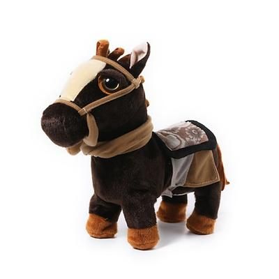 Gioco pony che cammina giocattolo musicale canta e balla cavallo interattivo da portare a passeggio con guinzaglio pony robot animale di peluche per bambini regalo di Natale