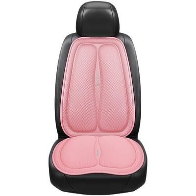 Cuscino universale per sedile auto quadrato, cuscino per schienale, cuscino per sedile auto per quattro stagioni, comodo, antistress, morbido e traspirante, cuscino universale per sedile auto, facile