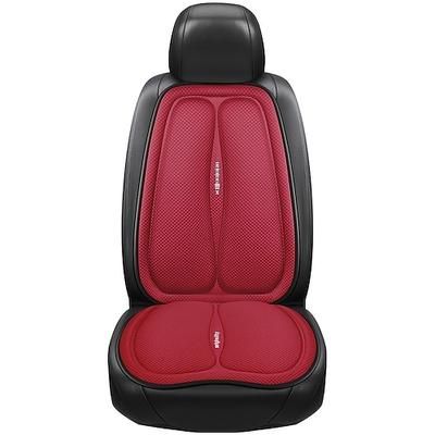 Cuscino universale per sedile auto quadrato, cuscino per schienale, cuscino per sedile auto per quattro stagioni, comodo, antistress, morbido e traspirante, cuscino universale per sedile auto, facile