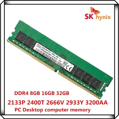 SK Hynix DDR4 8GB 16GB 32GB 2133 2400 2666 3200 MHz PC4 RAM Desktop computer PC memory 16G DIMM