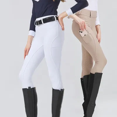 Professional Equestrian Pants Spring Autumn Thin Breathable Riding Pants Silicone Quick Drying High Waisted Equestrian Clothing