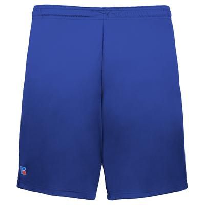 Russell Athletic TS8X2B YTH DRI-PWR ESSEN SHRTS W/PKTS in Royal Blue size Large | Polyester