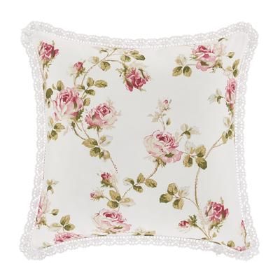 Rosemary 16 Inch Square Decorative Throw Pillow by Royal Court in Rose (Size ONE SIZE)