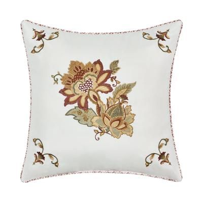 Janessa 16 Inch Square Decorative Throw Pillow by Royal Court in Spice (Size ONE SIZE)