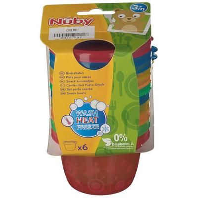 Nuby Jar + Lid 120 ml 6 pz Tazza