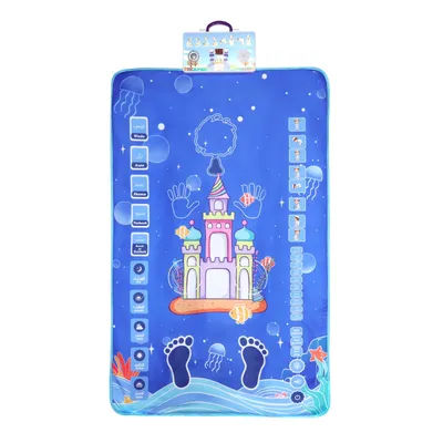 Couverture de culte électronique interactive pour enfants, tapis de prière islamique Eid Mubarak, tapis de Salat éducatif pour enfants musulmans
