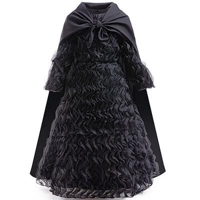 Fiaba Strega Elphaba Vestito Abiti in tulle Personaggi dei libri di fiabe Gotico for Ragazze Bambini Halloween Carnevale Performance Vestirsi in modo educativo Vestiti per eventi scolastici