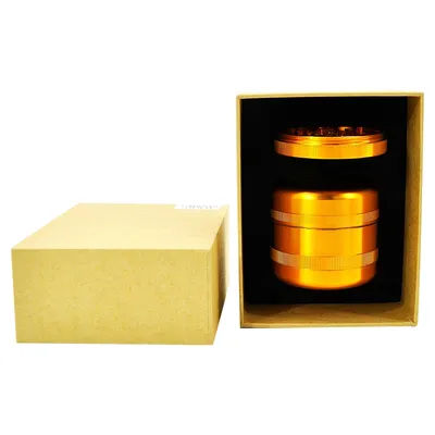 HONEYPUFF Grinder 63 MM Diamond Teeth Herb Tobacco Grinder Handle Miller Spice Crusher Smoking Accessories