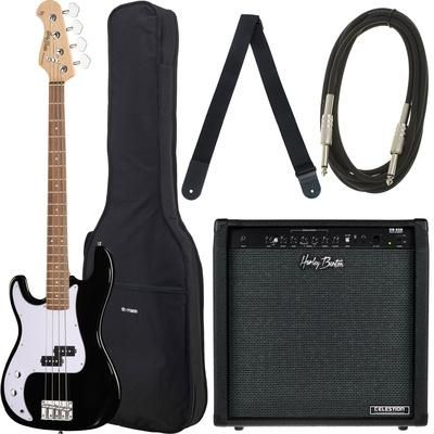 Harley Benton HBP120BK LH Bundle 3