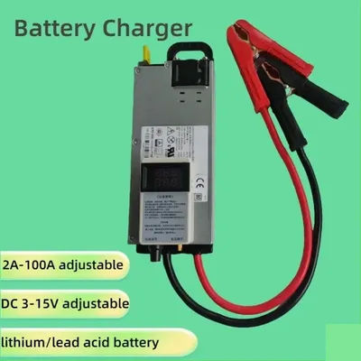 3-15V 3-100A 12V 100A 80A Adjustable Charger 14.6V 200A 12.6v 50A 30A Lithium Polymer For Lithium Ion Battery Lead Acid Battery