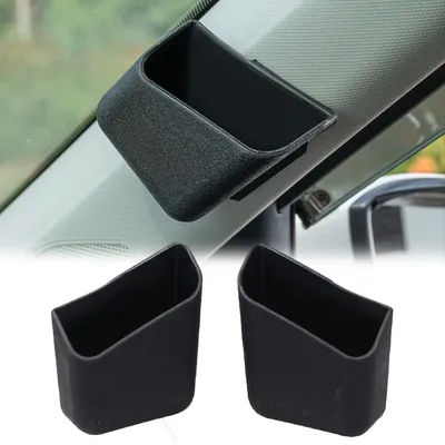1 paio di organizzatori per auto, per camion, pilastro, scatola di immagazzinaggio, sigaretta, telefono, occhiali, porta carte IC, organizzatori, borsa, accessori per lo styling dell'auto