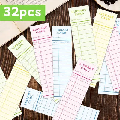 32pcs, Four-color minimalist DIY bookmarks, suitable for teachers, readers, and enthusiasts, gifts, parties, and birthdays.