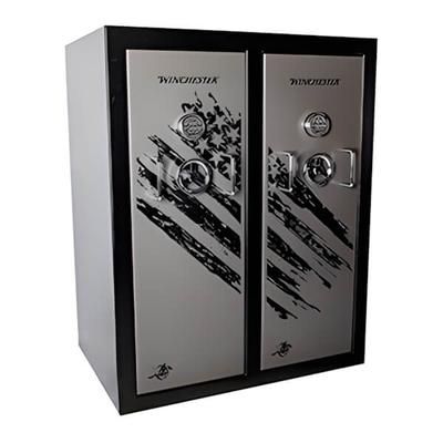 Winchester Safes Defender Double Door Gun Safe (Black and Slate)