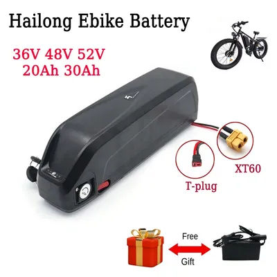 Hailong Battery 36V 48V 52V 20Ah 30Ah 40Ah 18Ah for Bafang BBS02 BBS03 BBSHD Motor Hailong Battery 36V Hailong 48V-52V