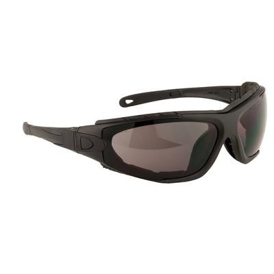 Portwest Levo Safety Glasses, Smoke, Size , Each (PW11SKR)
