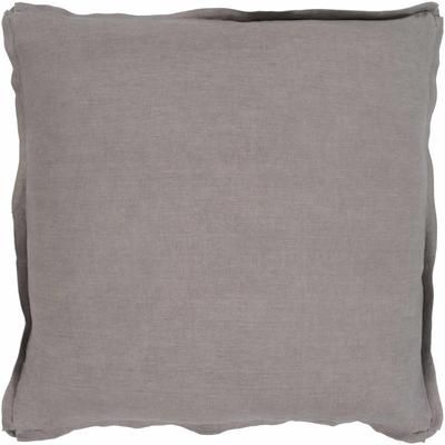 Verndale 18" Square Cottage Medium Gray Throw Pillow - Boutique Rugs