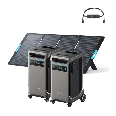2× Anker SOLIX F3800 + Double Power Hub + 400W Solar Panel