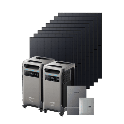 2× Anker SOLIX F3800 Plus + Smart Home Power Kit + 8× 440W Rigid Solar Panel
