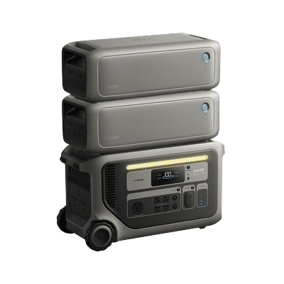 Anker SOLIX F3000 + 2× Expansion Battery