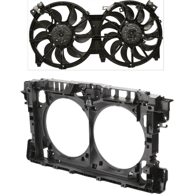 JC Whitney Cooling Fan Assembly Radiator Fan, 1-year unlimited-mileage warranty KIT-050225-27