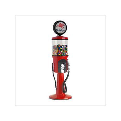 Roadside Relics Mobilgas Retro Gas Pump Replica Mini Gravity Feed Gumball Machine