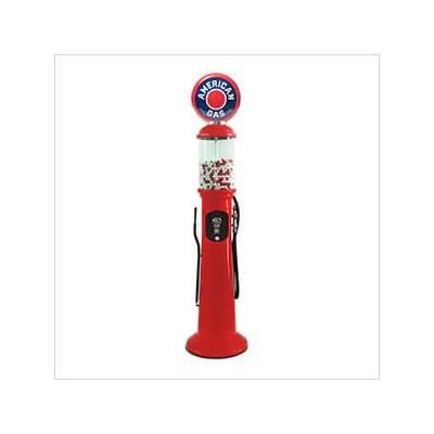 Roadside Relics American Gas Retro Gas Pump Replica Tall Gravity Feed Gumball Machine