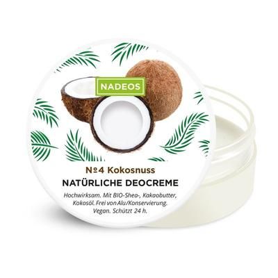 NADEOS Crema deodorante naturale al cocco 40 g