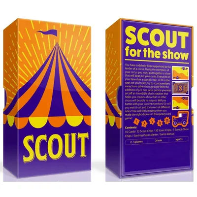 SCOUT Board Game,Multi-Party Scouting Game Board Game,The Perfect Choice For Festivals And Birthday Party