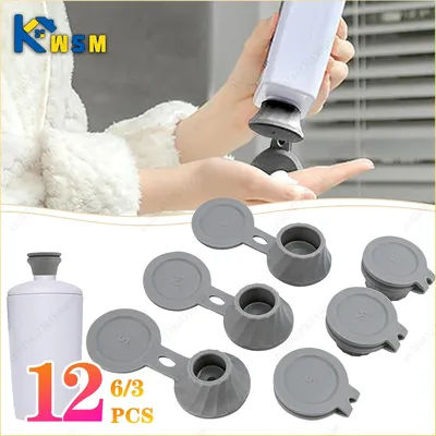 Bottle Emptying Cap Adapter Set Inverted Flip Top Connector in 3 Sizes for Refill Use Shampoo Lotion Cream Travel Containers