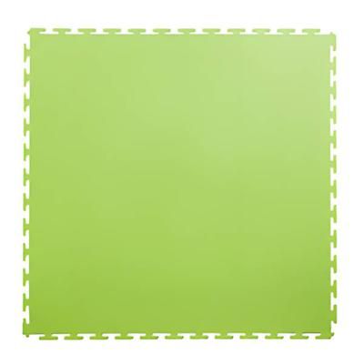 Lock-Tile 7mm Neon Green PVC Smooth Tile (50 Pack)