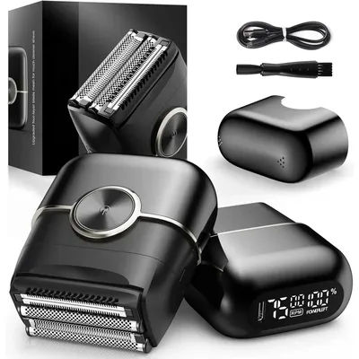 Sweker Electric Razor for Men 4 Blades Floating Head Foil Shaver Waterproof Wet Dry Beard Trimmer Portable Mini Electric Shaver