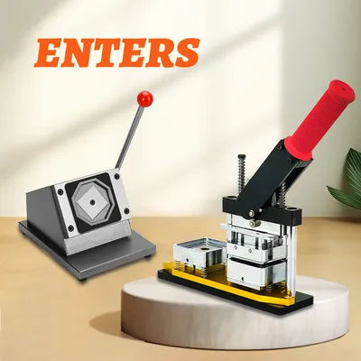 50x50mm Rotating Manual Making Square Refrigerator Badge Machine Refrigerator Magnets/Badge Pins Suitable As A Gift for Children