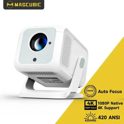 Magcubic HY310X 4K Mini Auto Focus Projector With Full HD 1080P 420ANSI Android 11 Keystone for Outdoor Theater Stand Projector