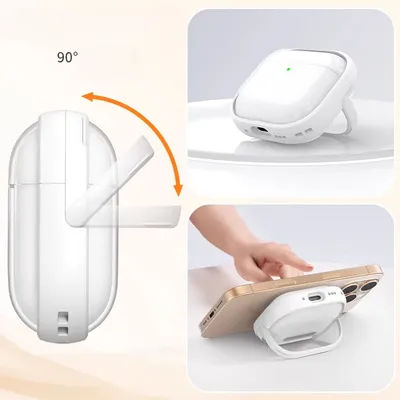 Transparent Bracket Soft Plastic Case for Airpods 1/2 Pro Fall Protection Cover for AirPods Pro2 Headphone Case ﻿