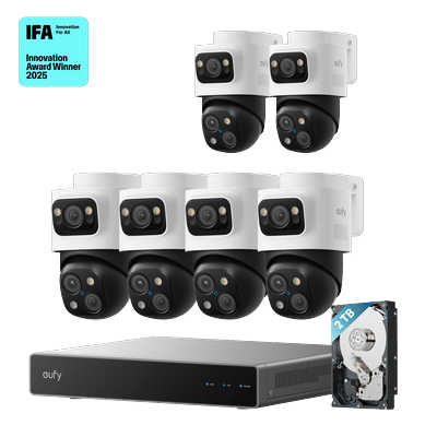 eufy PoE NVR Security System S4 Max + 2 PoE Cam S4 Add-Ons