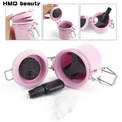 Eyelash Glue Storage Tank Display Temperature Humidity Container Adhesive Stand for False Lashes Extension Grafting Makeup Tools