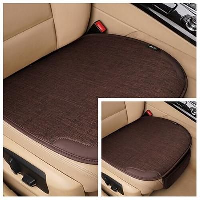 2 cuscini universali per sedile auto, traspiranti e impermeabili, con tasca portaoggetti, base antiscivolo, protezione per sedile auto adatta alla maggior parte di auto, SUV, camion e furgoni, comodi e compatibili con airbag.